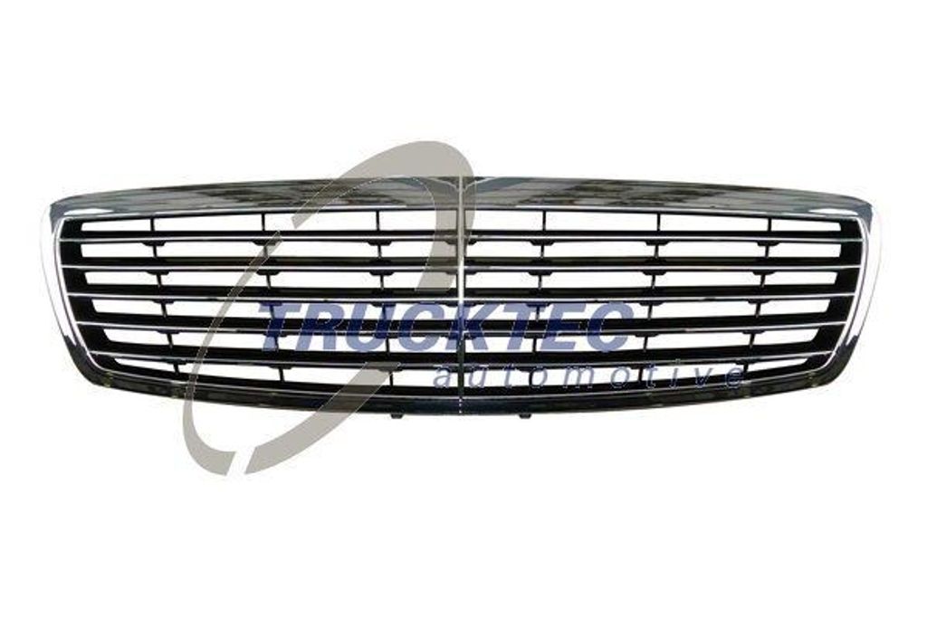 TRUCKTEC AUTOMOTIVE 02.60.156 Kühlergrill Frontgrill passend für MERCEDES-BENZ E-Klasse Limousine (W211) Chrom/Schwarz