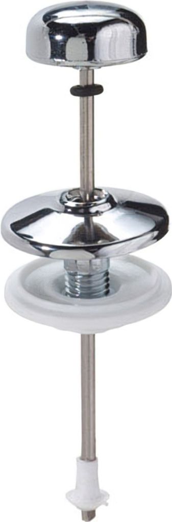 Vertikaler Abzug für Spülkästen, gerade, verchromt 130 mm.