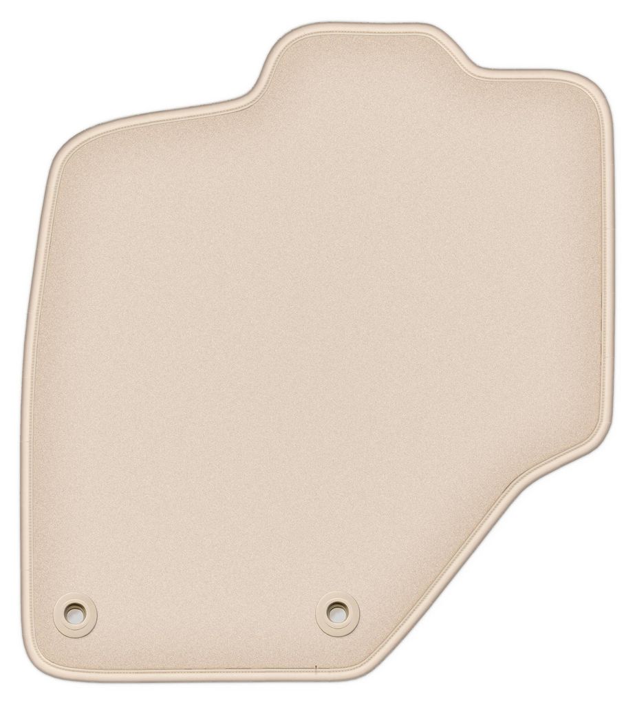 DURBAN Beige Velours-Fahrerfußmatte für Peugeot 3008 III PHEV (2024-)