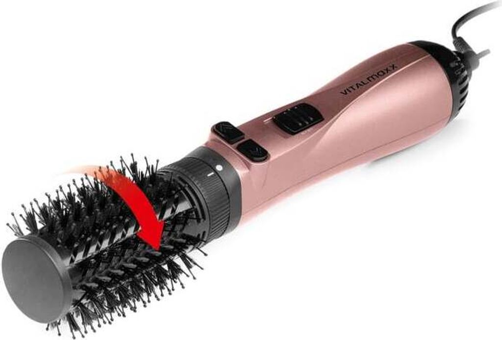 VITALmaxx Stylingbürste - 3 Aufsätze - anthrazit/rosegold