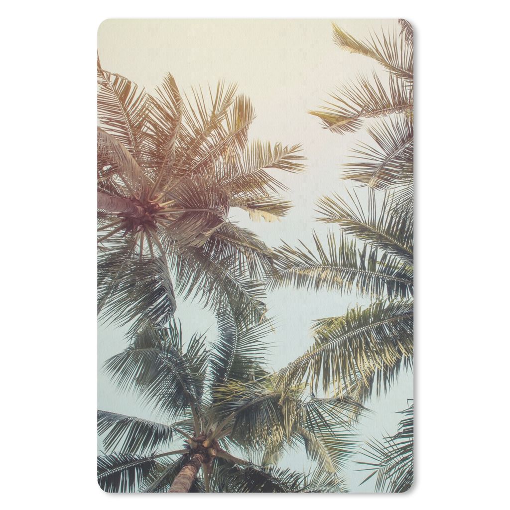 MuchoWow Mauspad Mousepad Palme - Sommer - Tropisch 40x60 cm - Mousepads - Maus Mat - Pad - Mausunterlage - Schreibtisch Accesoire