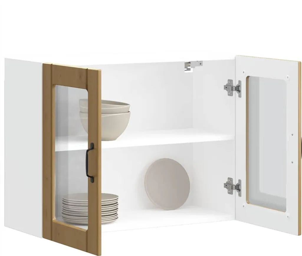 Mobili Cucina Design 5546907: Pensile Quercia e Vetro 2025