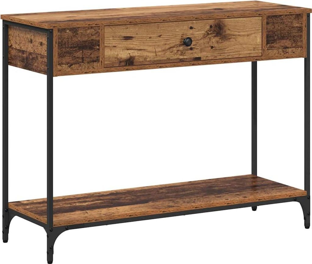 vidaXL Konsolentisch Altholz 100 x 34.5 x 75 cm Holzwerkstoff