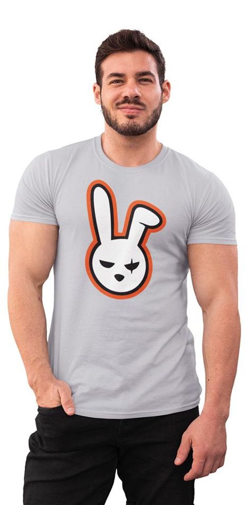 D&B Uni Polo EB00009 Bunny Grau-Größe XL