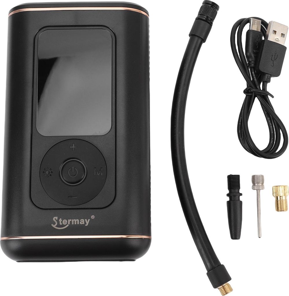 Schnurloser Reifenfüller mit 2000mAh Akku Automatische Abschaltung Elektrische Tragbare Intelligente Luftpumpe für Autoreifen Fahrrad Ball