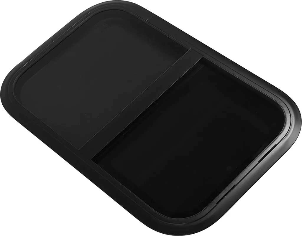 Fenêtre Anti-Insectes pour Camping-car Noire - Coulissant Vertical 53mm