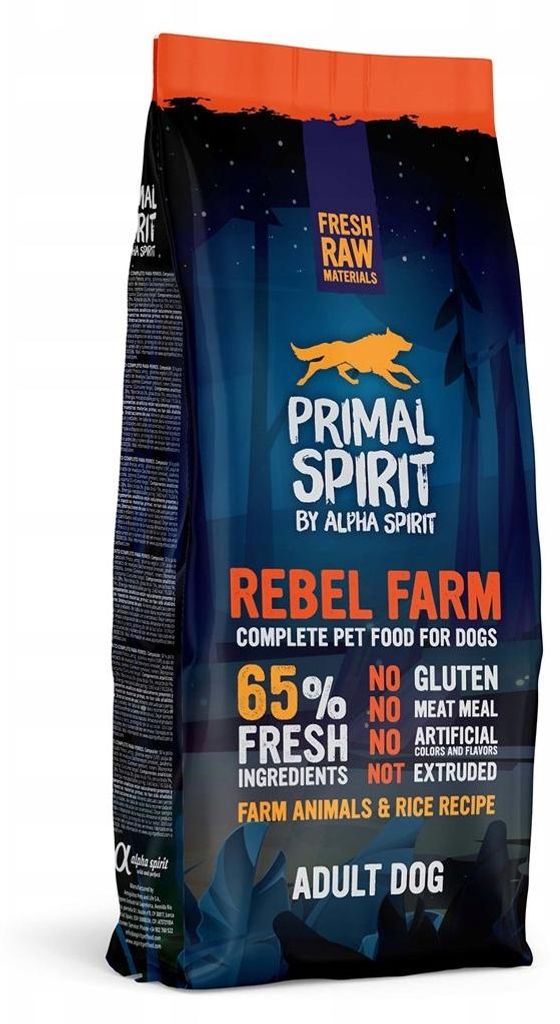 PRIMAL SPIRIT de Alpha Spirit, 65% Rebel Farm - alimento Imagen del producto 