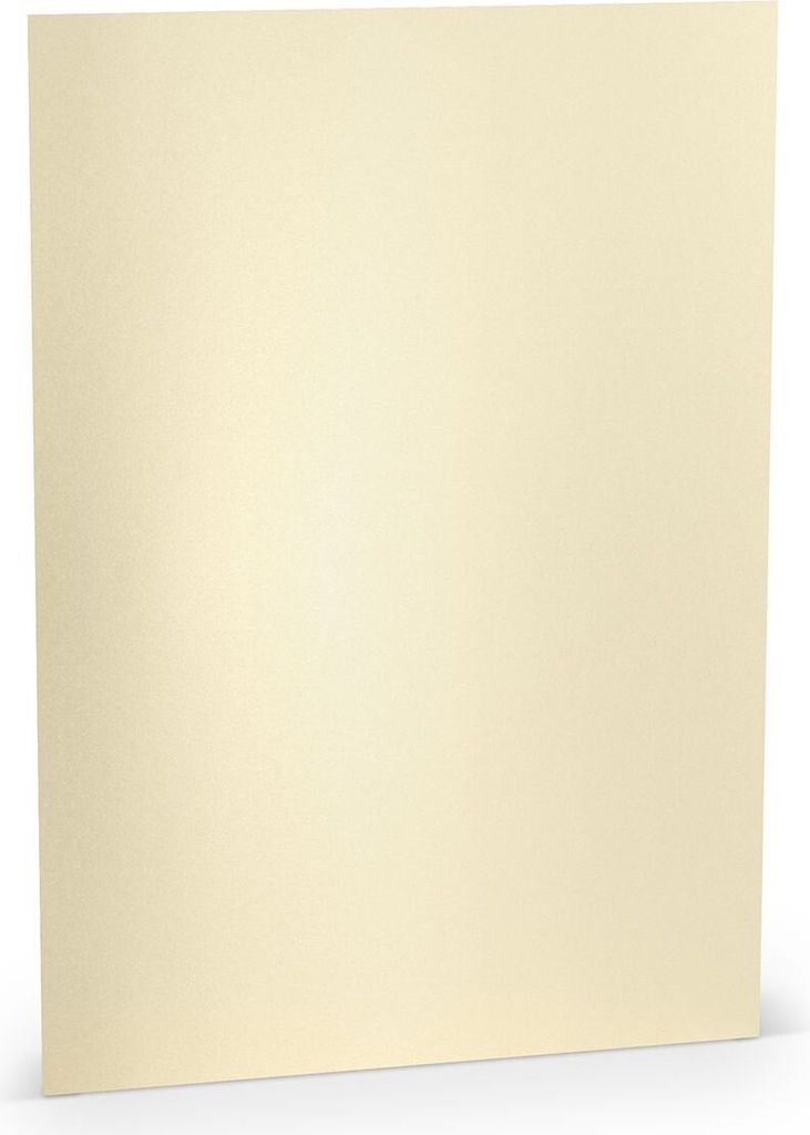 RÖSSLER 164001303 Briefbogen Paperado - A4, 120 g/qm, candle light metallic