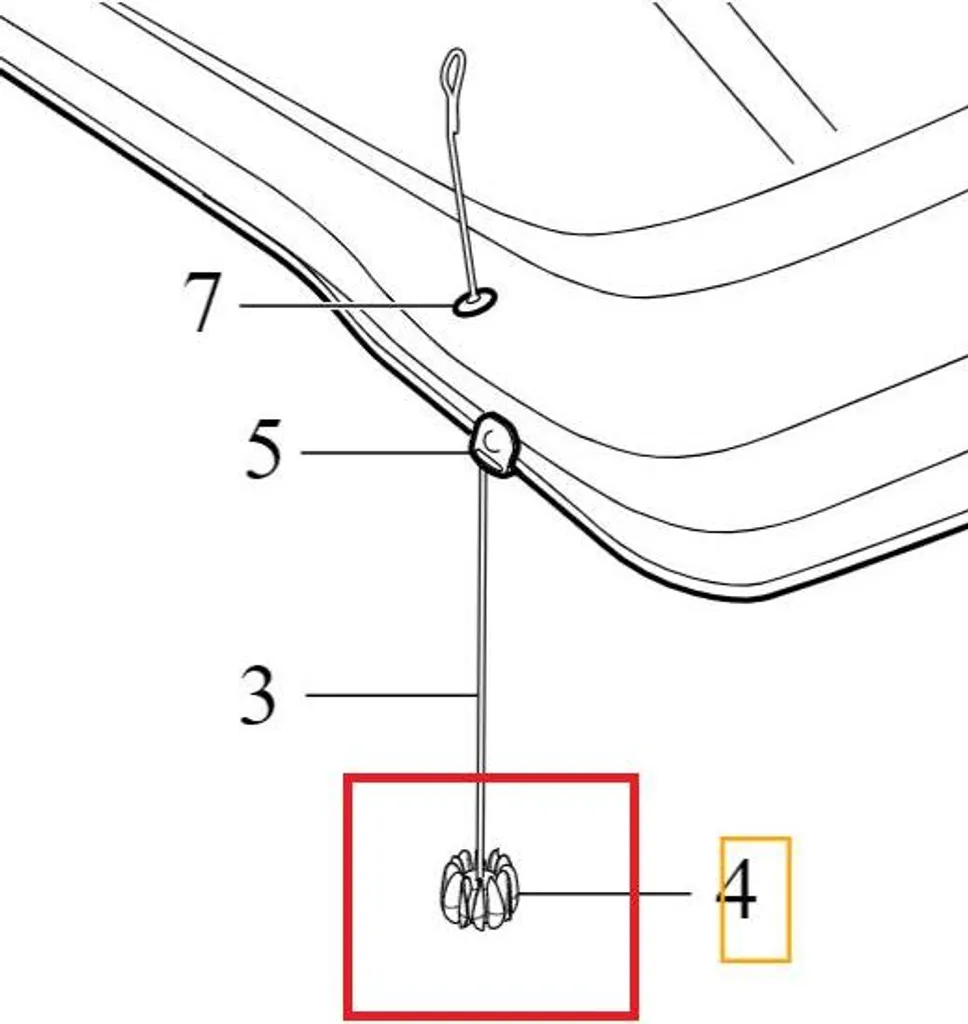 Cavo trazione vano bagagli Volvo V40 V40CC OE | Ricambio Originale