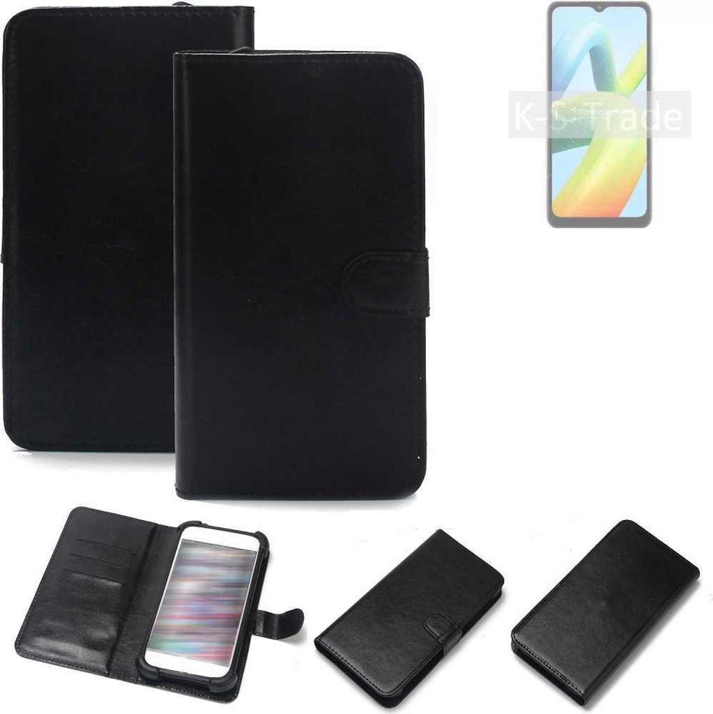 K-S-Trade Handyhülle Schutzhülle kompatibel mit Xiaomi Redmi A1+ Handy Schutz Hülle Handyhülle Bumper schwarz 1x