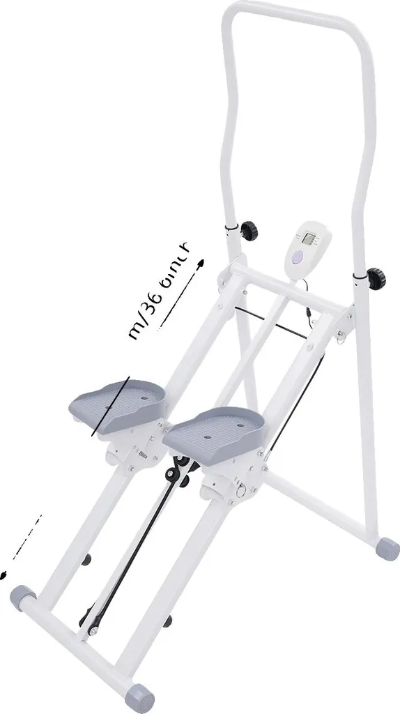 Monte-escalier sécurisé pliable blanc : finissez-en avec l'effort physique