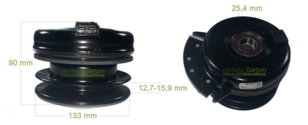 Elektromagnetische Messerkupplung für Rasentraktoren DOLMAR SOLO ISEKI VIKING MT
