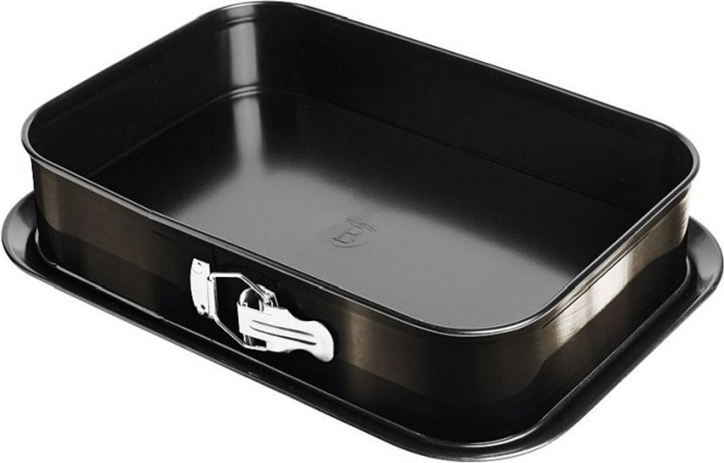 BERLINGERHAUS Form mit Antihaftoberfläche 2 in 1 Shiny Black Collection 39x27x7,5cm BH-6809