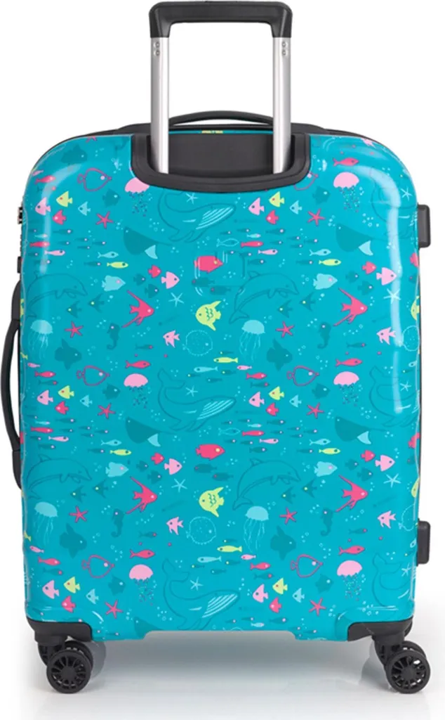 Valise Gabol Acqua M 66 cm - Trolley 4 roues multidirectionnelles - 2