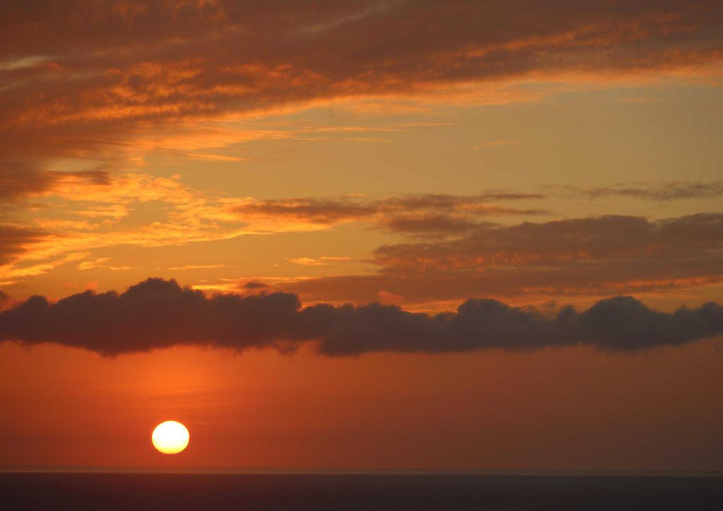 hansepuzzle 27434 - Sonnenuntergang Puzzle, 260 Teile, Natur, 41,0 x 28,0cm mit hochwertiger Aufbewahrung, Kartonbox und wiederverschließbarem Beutel