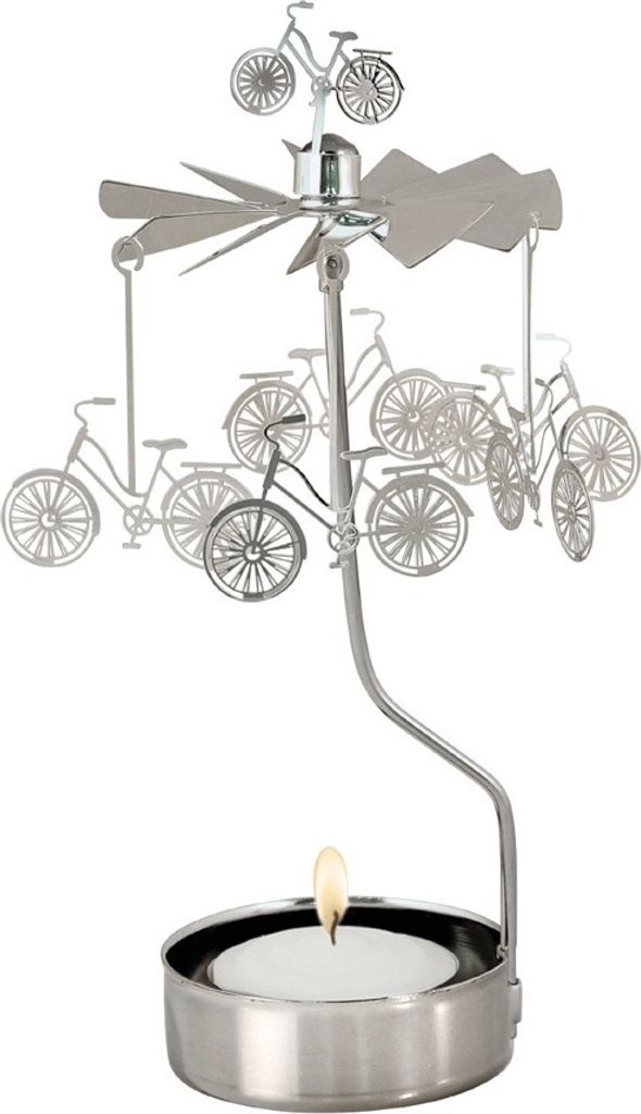 Fahrrad Teelichtkarussell - Pluto Design Produktbild 