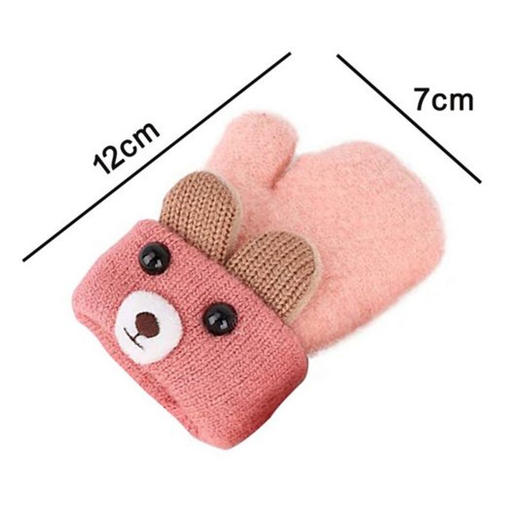 PENINSULA LOVE Thermohandschuhe Für Kleinkinder - Warme Fäustlinge 1-3 Jahre
