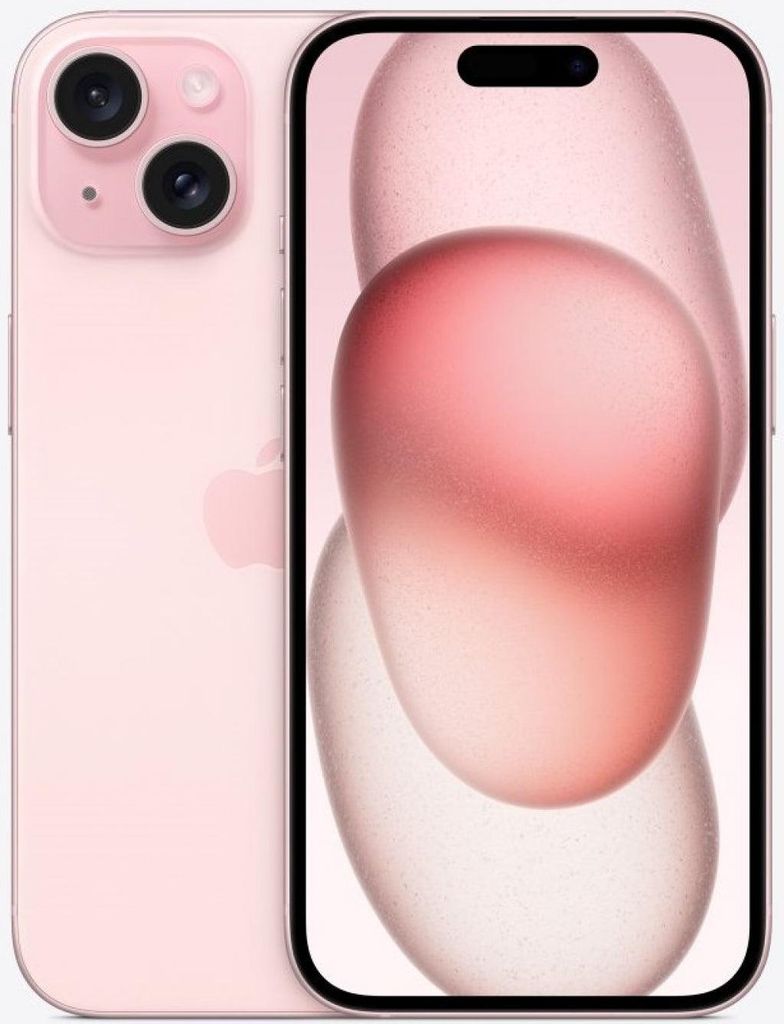 Apple iPhone 15 , 15,5 cm (6.1"), 2556 x 1179 Pixel, 128 GB, 48 MP, iOS 17, Pink