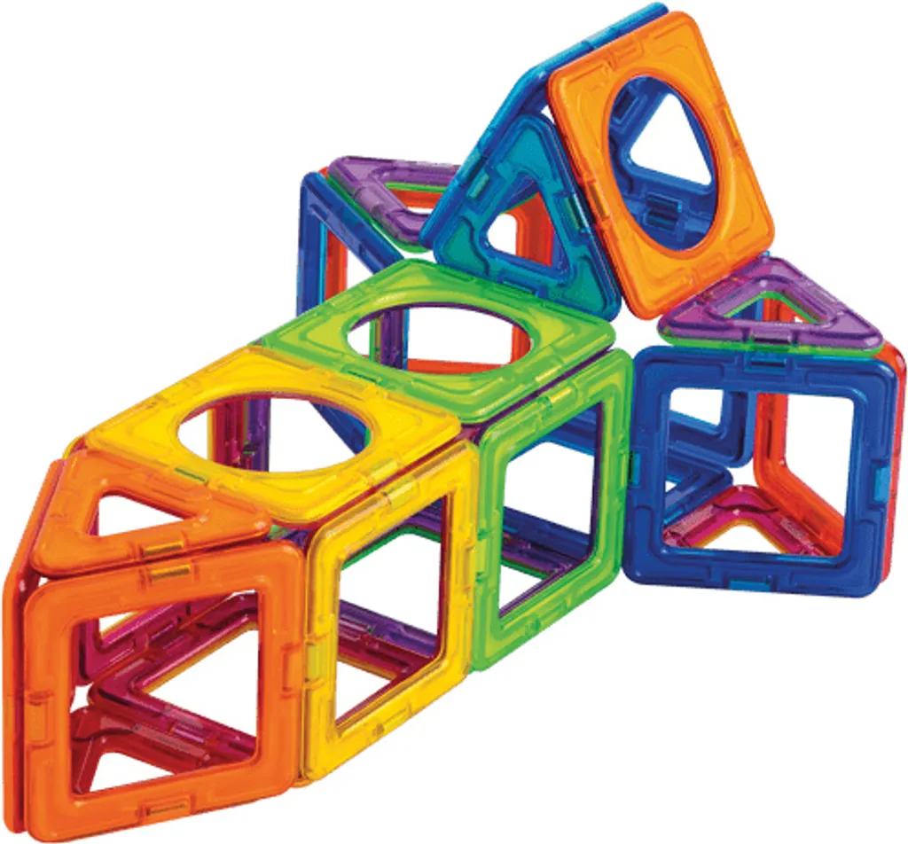 Magformers Basic Set Plus 26 pcs : Construisez en 3D avec aimants rotatifs
