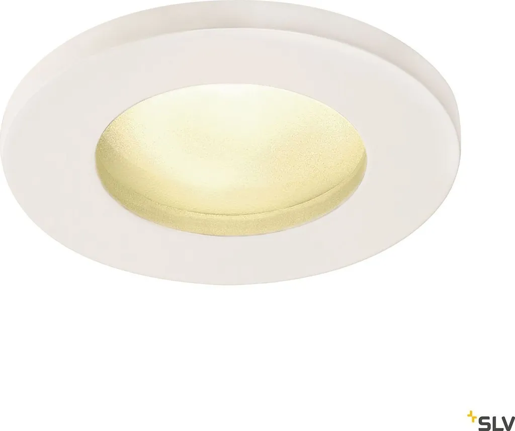 Éclairage de Terrasse et Porche : Spot Dolix Out IP65 Blanc Rond GU10