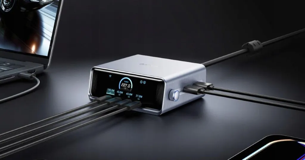 Chargeur Rapide Anker Prime 250W pour MacBook Pro, iPhone et PC Portables