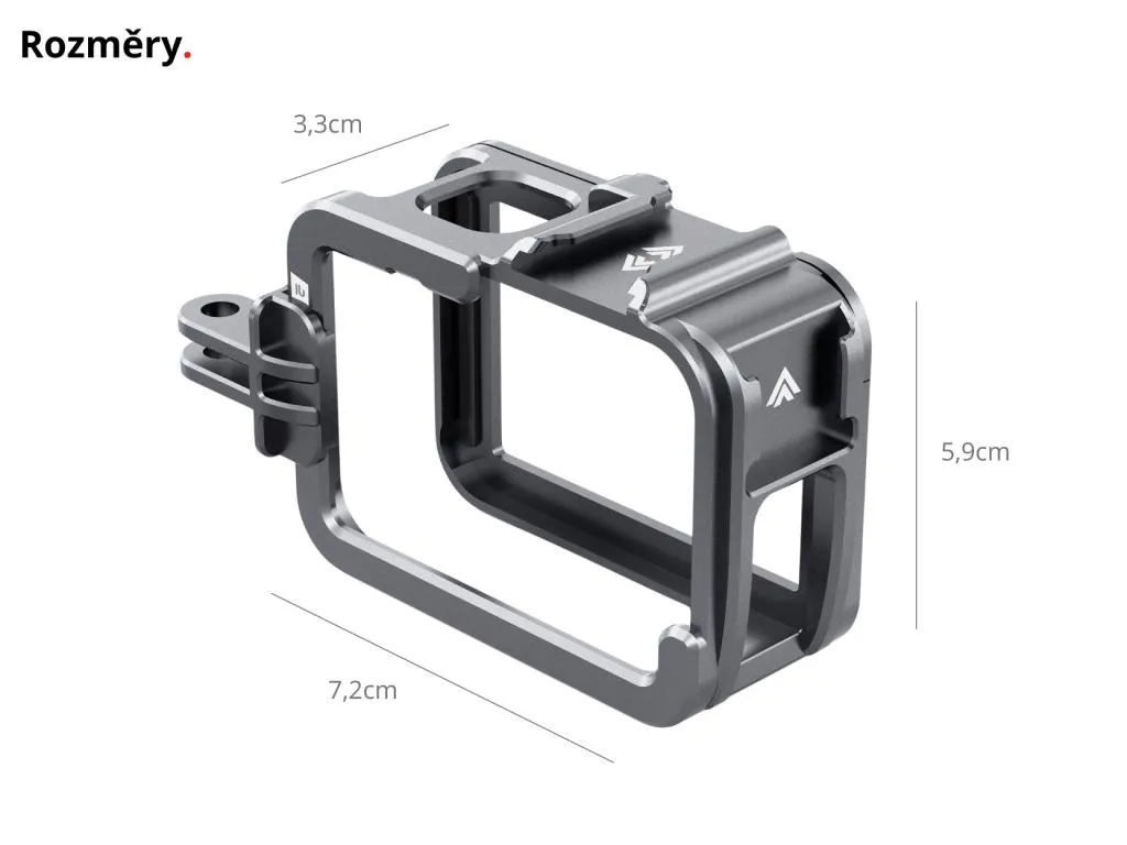 Boîtier de protection métal pour GoPro Hero 13 12 11 - Cadre haute résistance - 4