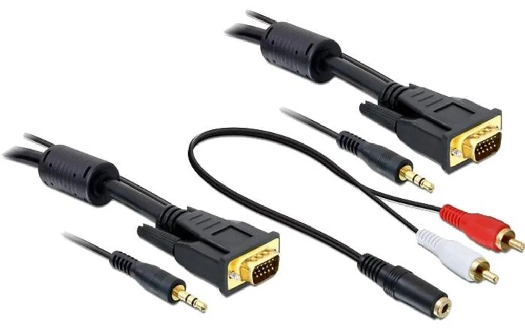 Évitez les parasites avec ce câble VGA et Audio blindé DeLOCK 84454