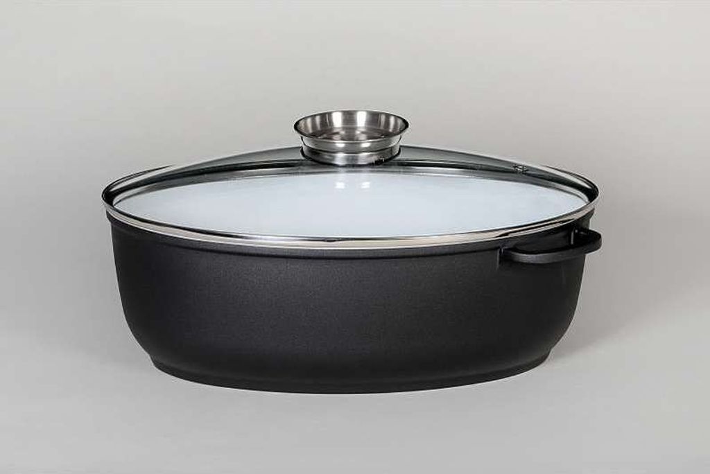Karl Krüger Oslo 23038O Induktion Kochtopf Braten-Topf Keramik Bräter