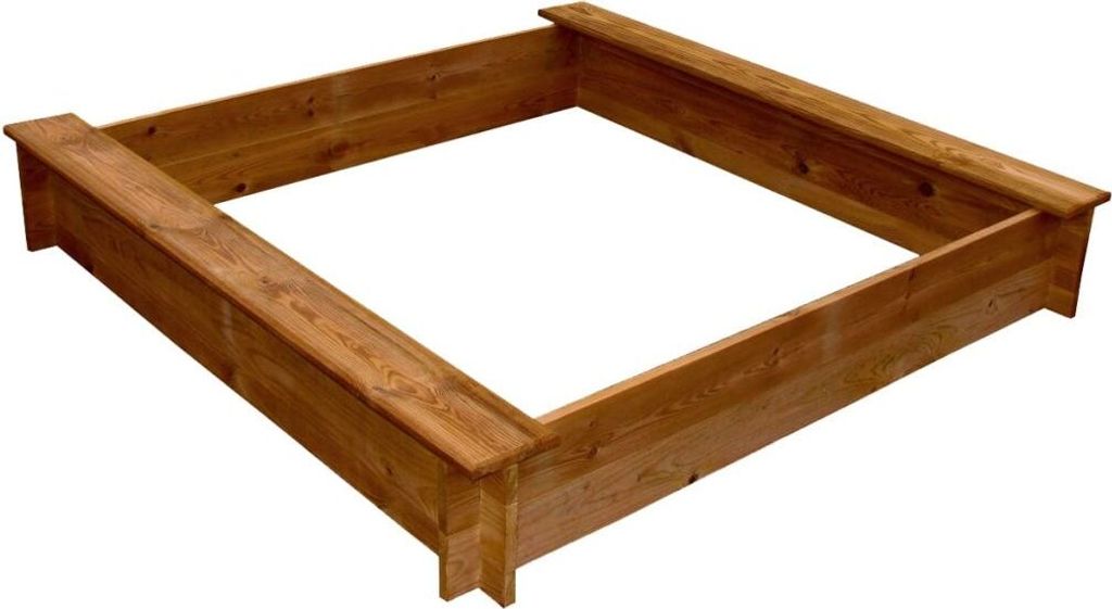 vidaXL Sandkasten Holz Quadratisch Produktbild 