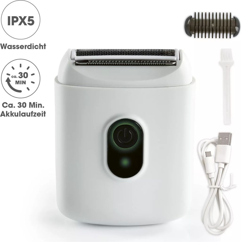 VITALmaxx Damenrasierer - weiß/schwarz