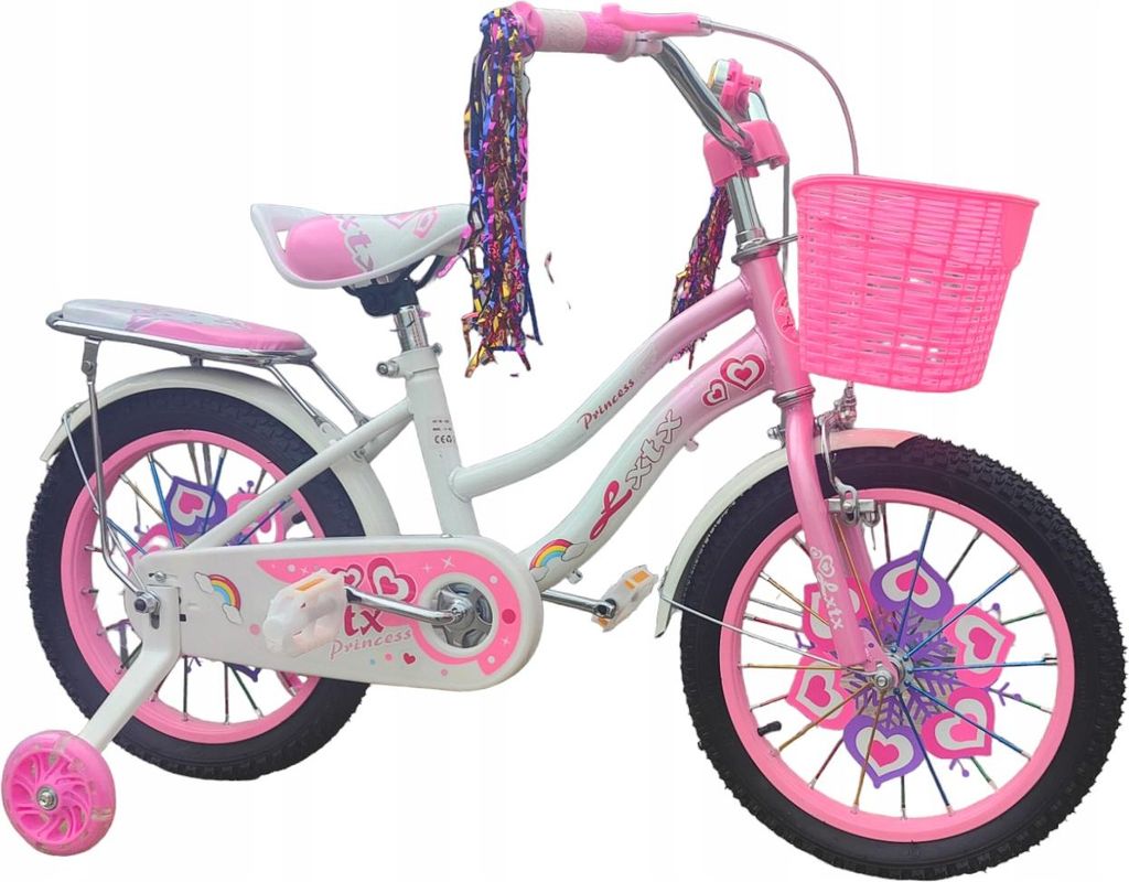 Azaris Kinderfahrrad 12" Rosa mit Stützrädern