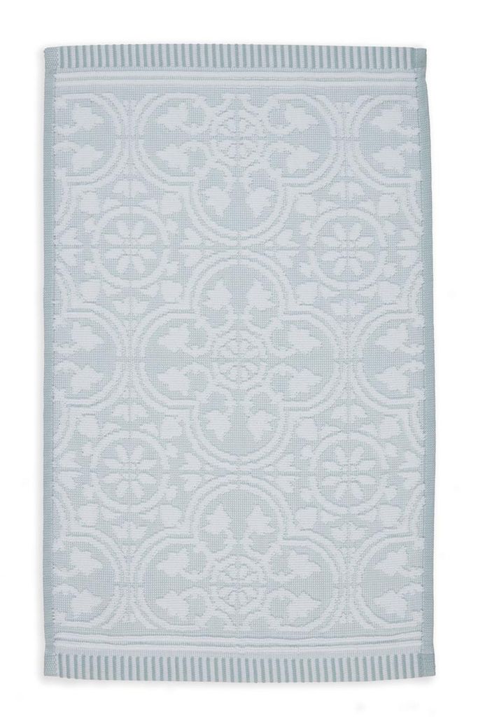 Pip Studio Gästehandtuch Tile de Pip_Light Blue_UV_UV_30x50 30 x 50 cm 1 Gästehandtuch