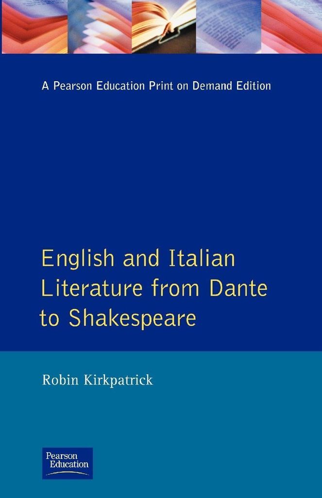 English and Italian Literature From Dante to Shakespeare