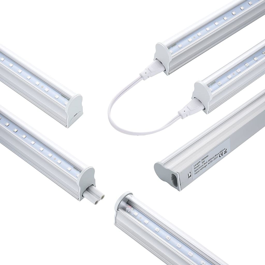 T5 LED Pflanzenlampe Lichtröhre Vollspektrum Pflanzenlicht Produktbild 