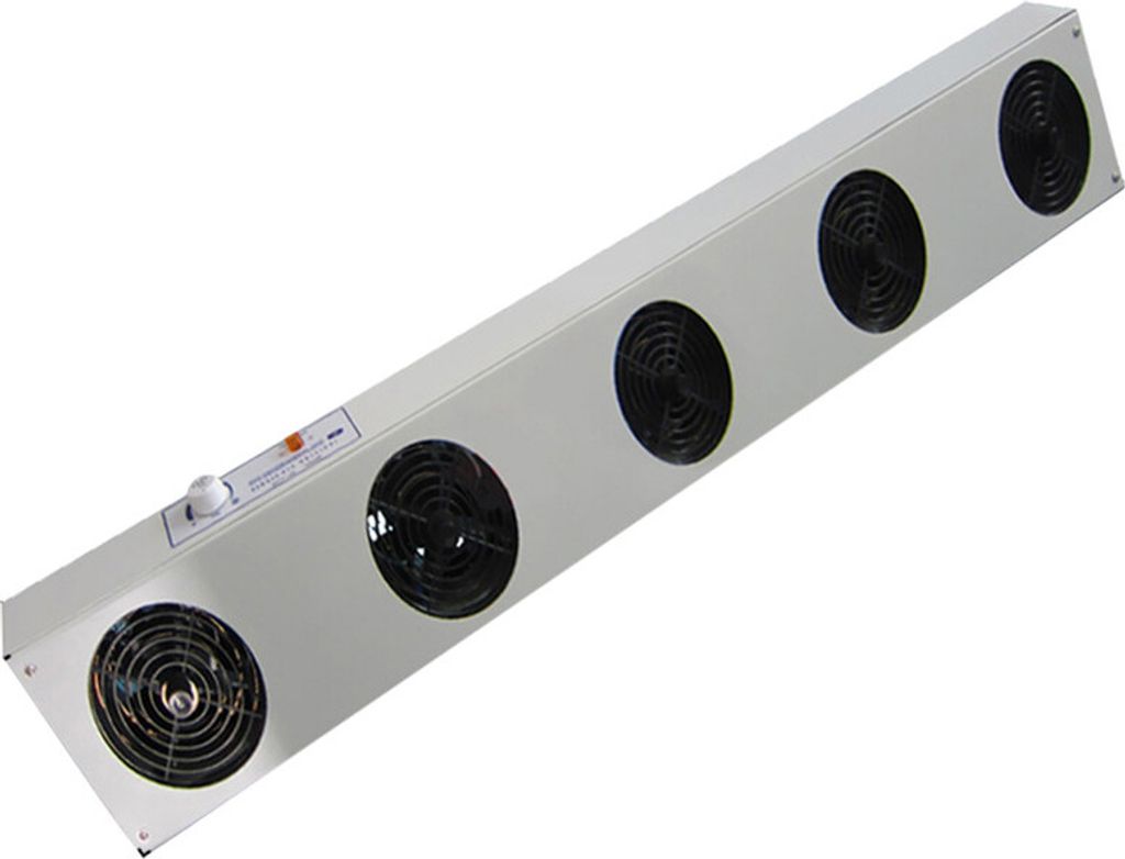 Ionisierendes Luftgebläse Statikbeseitiger Lüfter Anti-Statik-Ionisator Industrielle Overhead-Halterung 5 Fan