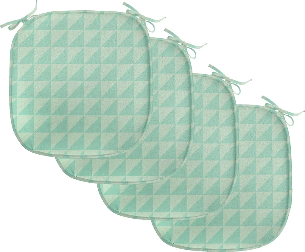 Cuscini Sedie 40x40 Impermeabili Ergonomici ABAKUHAUS Menta Verde