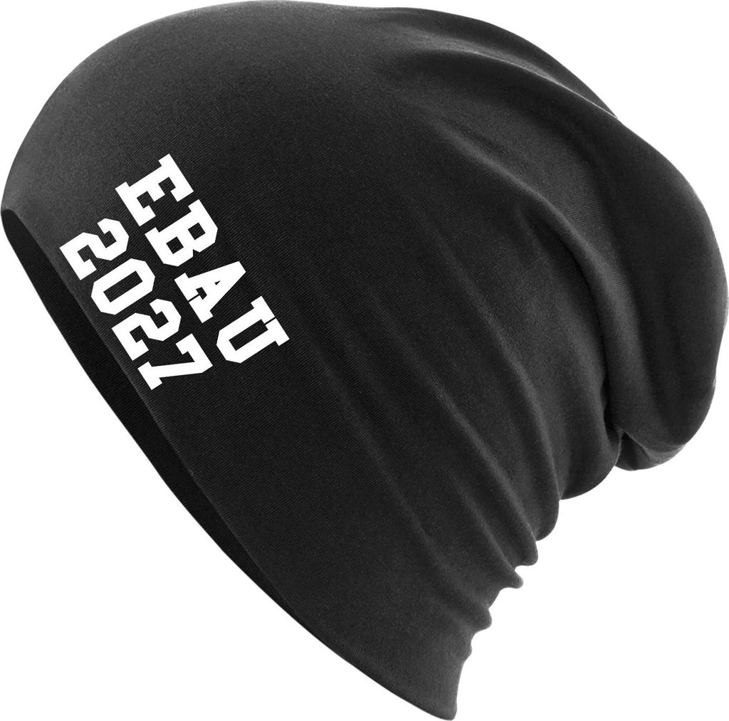 Huuraa Beanie EBAU 2027 Abschluss Spanien Black One Size Baumwolle und Elasthan Mütze Geschenkidee