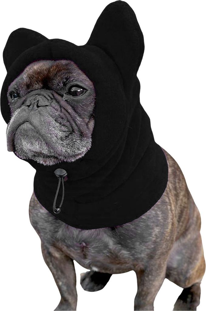 Wintermütze für Hunde, Fleece, warme Kopfbedeckung für Hunde, Ohrenschützer, verstellbare Hundekapuze, Mütze, Ohrenschützer, winddicht, Nacke...