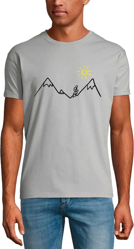 Herren Grafik T-Shirt Cooles Wandern – Cool Hiking – Öko-Verantwortlich Vintage Jahrgang Kurzarm Lustige Druck Geburtstag Geschenk Mann