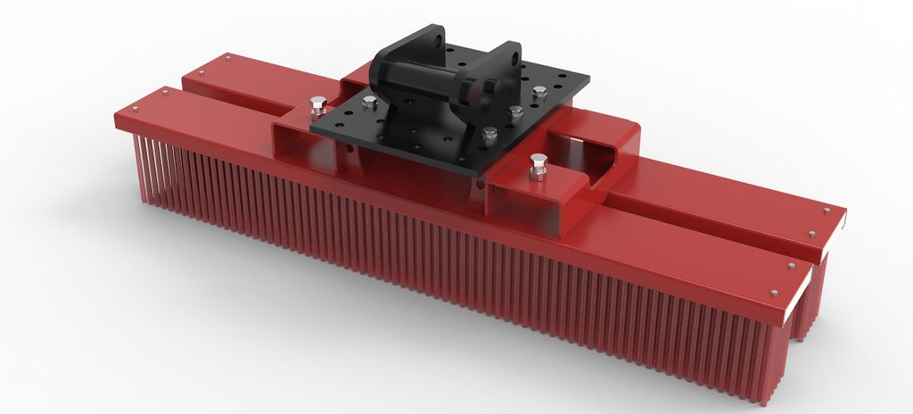 Joma-Tech Blockbesen ecoLine mit Schraubadapter Schaeff HR12 in 1500mm Arbeitsbreite