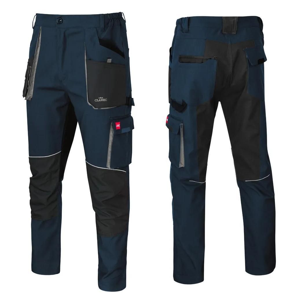 Arbeitskleidung Art.Mas Classic Stretch Slim Dunkelblau Monteurhose Bundhose Gr. 50