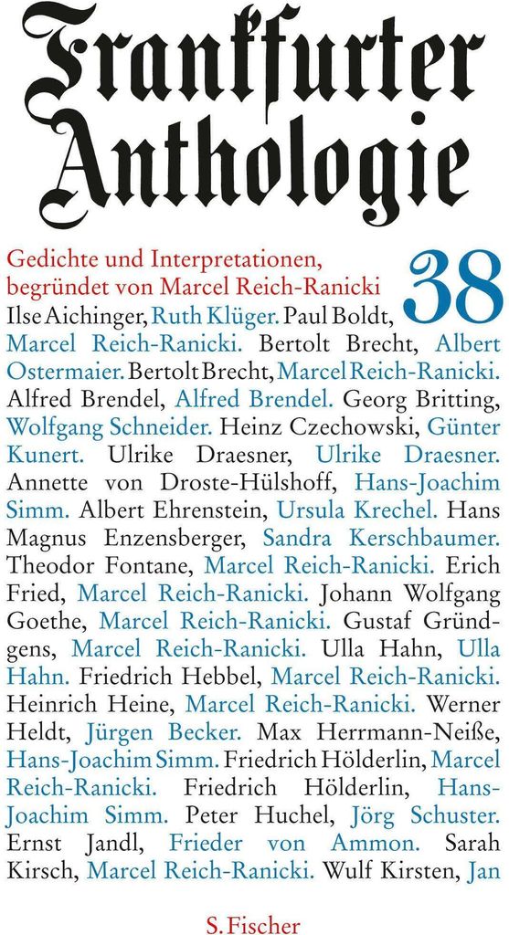 Frankfurter Anthologie 38
