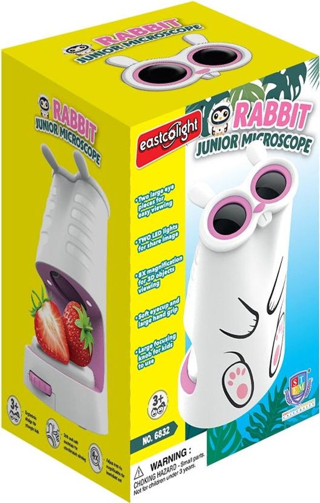 Mikroskop für Kinder, Lernspielzeug, einfach zu bedienen