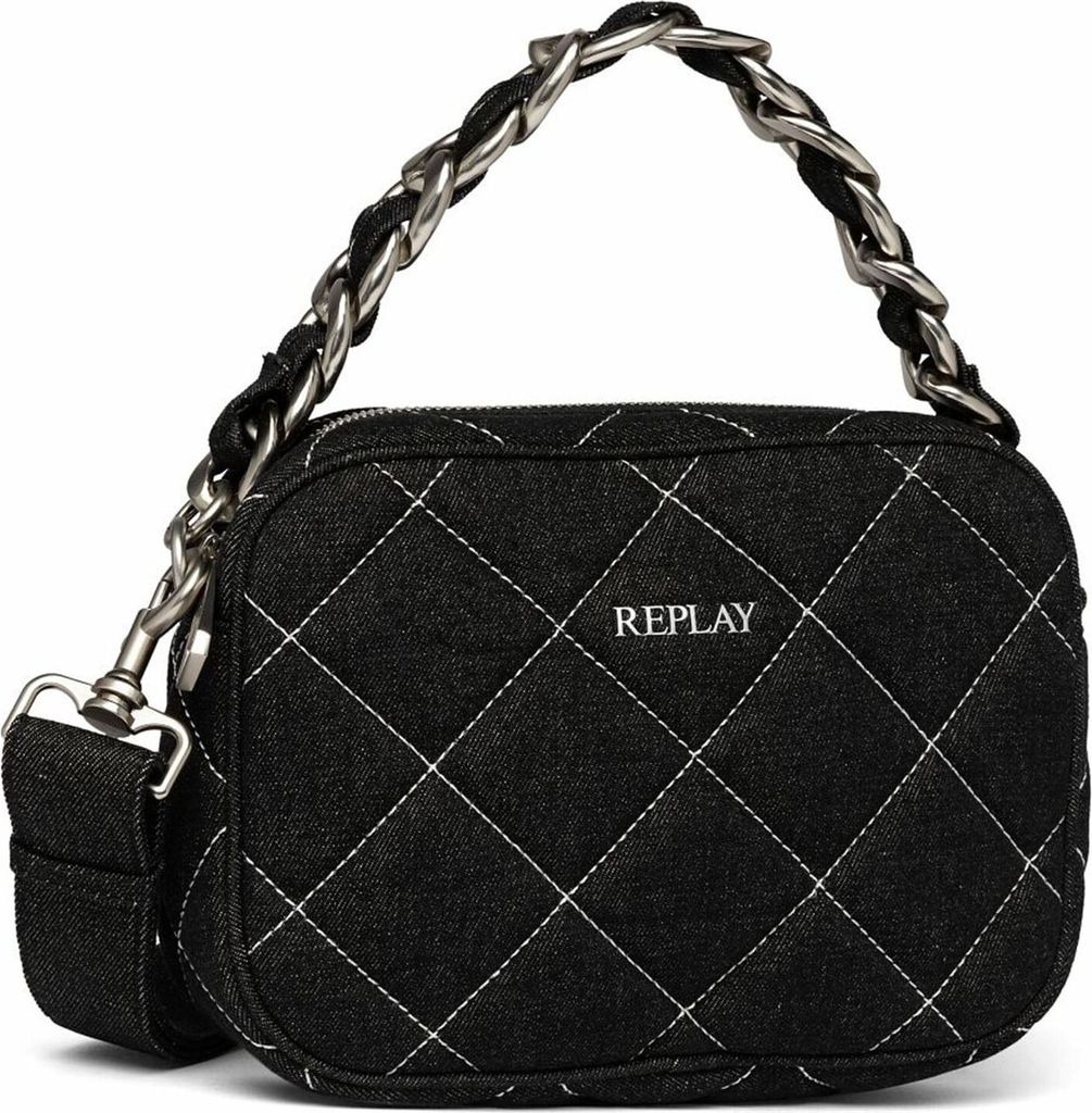 REPLAY Umhängetasche Crossbody Bag Black schwarz