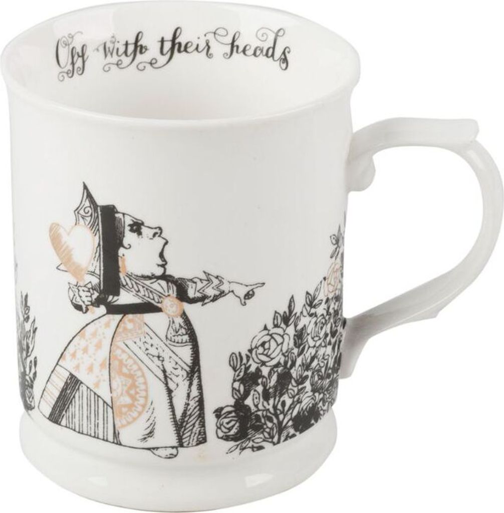 V&A Alice im Wunderland - Becher (Porzellan, 400 ml), Design of Queen of Herzen