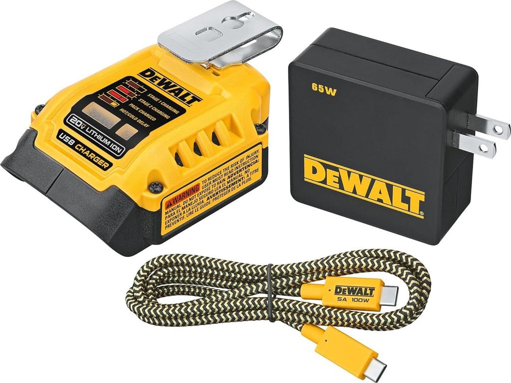 Adaptateur chargeur secteur USB 18V / 54V DEWALT DCB094K-QW Image du produit 