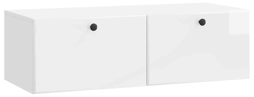 Maison Exclusive - Wandmontierter TV-Schrank 98 x 41 x 30 cm Hochglanz Weiß
