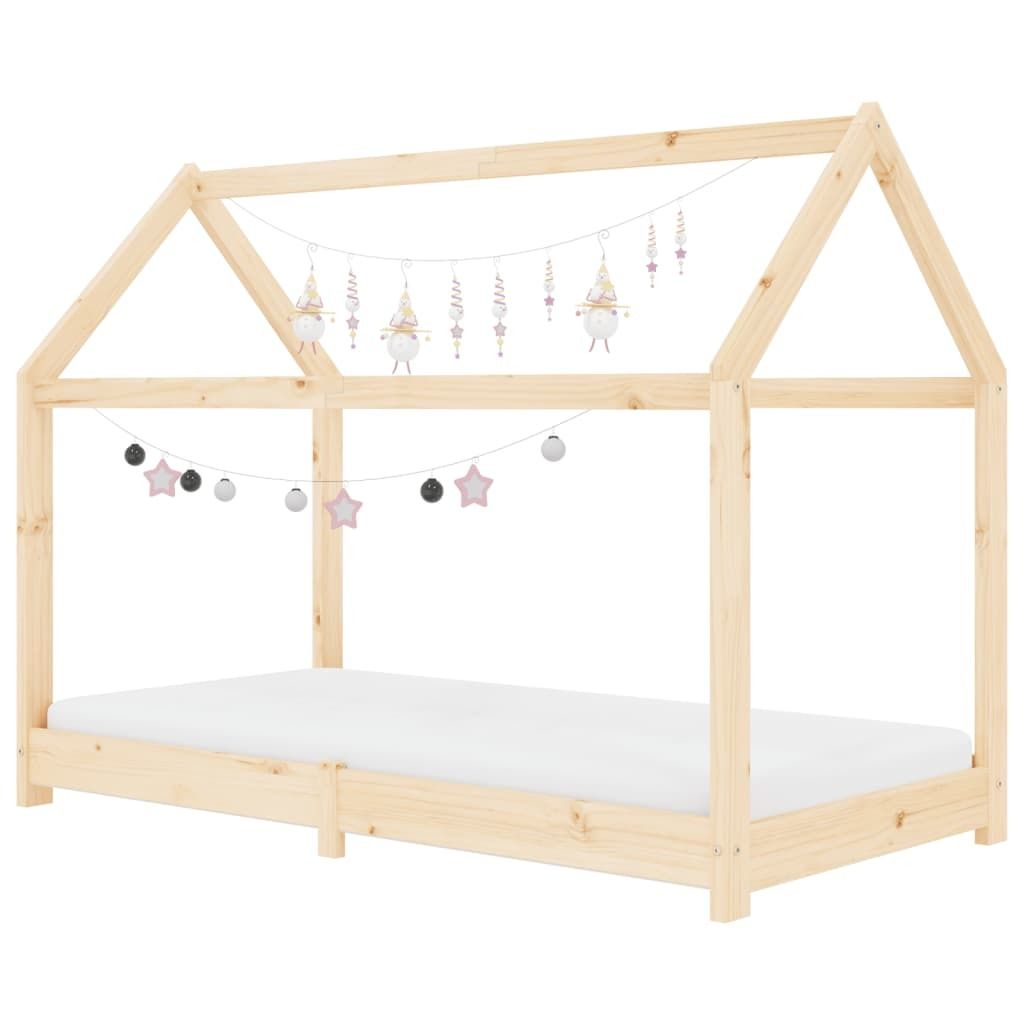 "im Sonderangebot"Kinder-Bettgestell - CLORIS - Jugendbett eleganten Design - Massivholz Kiefer 80 x 160 cm - DEMöbel1405430