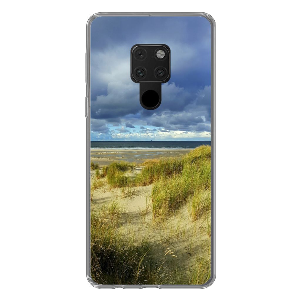 MuchoWow Handyhülle Schutzhülle Hülle für Huawei P40 Lite Nordsee - Vlieland - Dünen Silikon Softcase Handy Hülle - Handy