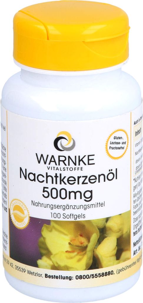 Gélules D'huile D'onagre 500 Mg - Marque France Herboristerie, Neuves